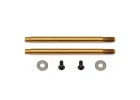 Associated 3X27.5 Shock Shaft V2 Tin For As91577/91578 Body