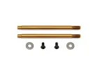 Associated 3X27.5 Shock Shaft V2 Tin For AS91577/91578 Body