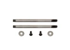 Associated 3X27.5 Shock Shaft V2 Chrome For AS91577/91578 ** CLEARANCE **