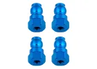 Team Associated Shock Bushings 12 mm Blue Aluminium