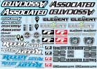 Team Associated AE Branding Decal Sheet