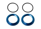 Team Associated 13mm Shock Collars - Blue Aluminium