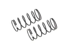 Team Associated 13mm Front Shock Springs White 3.3Lb/In - L44 - 7.25T - 1.2D ** CLEARANCE **