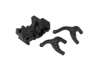 Team Associated RC10B6 FT Laydown Gearbox/Braces Carbon