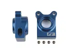 Team Associated FT B74.1 Rear Hubs Blue Aluminium