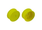 Team Associated 12mm Hex 2.2 4WD Front Yellow Wheels B74 +1.5mm