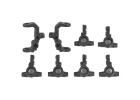 Team Associated RC10B7 FT Caster/Steering Blocks Carbon