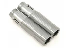 Axial Icon Clear Anodized Aluminium Shock Body 10x38mm (2)