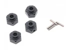Axial 12mm Aluminium Hub (Black)