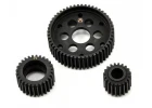 Axial AX10 Locked Transmission - Complete Metal Gear Set - Steel (3pcs)