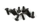 Axial M3x10mm Hex Socket Countersink Screws (Black) (10)
