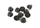Axial M4 Serrated Nylon Lock Nut (Black) (10)