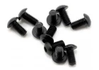 Axial M3x6mm Hex Socket Button Head (Black) (10)
