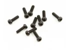 Axial M2x6mm Cap Head (Black) (10)