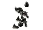 Axial M2.6x6mm Hex Socket Tapping Flat Head (Black) (10)