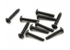 Axial M3x15mm Hex Socket Tapping Button Head (Black) (10)