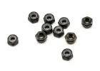 Axial M3 Thin Nylon Locking Hex Nut (Black) (10)