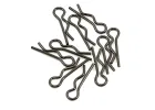 Axial 6mm Body clip (Black) (10)