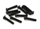 Axial M3x15MM Hex Socket Button Head (Black) (10)