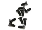 Axial M3x8mm Hex Socket Flat Head (Black) (10)