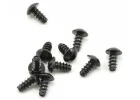 Axial M3x6mm Tapping Hex Socket Button Head - Black (10)