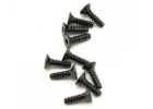 Axial M3x10mm Hex Socket Tapping Flat Head (Black) (10)