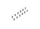 SCX6: 9 x 12 x 4mm Steel Pivot Balls (12)