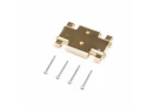 Chassis Skid Plate - Brass: AX24