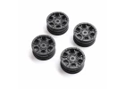 1.0 Ford Bronco Wheel - Black (4): SCX24