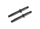 Corally Front Wheel Axle - Steel - 2 Pcs
