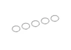 Corally Aluminium. Shim Ring - Id 6.35mm - 0.4mm - 5 Pcs