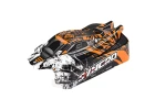 Corally Polycarbonate Body Syncro Painted Cut Decals Orange Colour