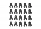 Corally Caster Clips Set - 1 To 4.5mm - 1 Set