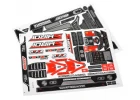 Team Corally Body Decal Sheet Shiroi 1Pc