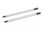 Corally Shock Shaft - 66mm - Rear - Steel - 2 Pcs
