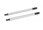Corally Shock Shaft - 55mm - Front - Steel - 2 Pcs