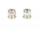Corally Threaded Ball - 6mm - Steel - 2 Pcs