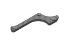 Corally Suspension Arm Stiffener A Lower Front Left Graphite 3mm 1Pc