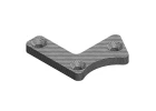 Corally Suspension Arm Stiffener B Lower Front Left Graphite 3mm 1Pc