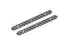 Corally Chassis Brace Stiffener Rear Fits Part C00180016 Graphite 2.5mm