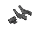 Corally Wheelie Bar Mount - Left-Right - Composite - 1 Set