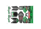 Corally Body Decal Sheet Asuga Xlr Green 1 PC