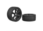 Corally Sprint Rxa Asuga XLR Street Tyres LP Glued/Black Rim (2)