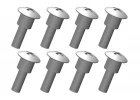 Corally Shoulder Screws - Steel - 8 Pcs