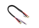 Corally Charge/Balance Lead - 4mm Bullet Connector 2S