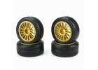 Carisma M48S Tarmac Spec Tires Set ( Mounted)