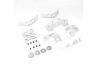 Carisma M48S Subaru WRC 1997 Light Buckets Set (Clear)