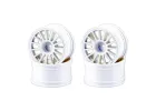 Carisma M48S Multi Spoke Wheels Set (White)