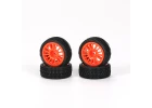 Carisma GT24 Hyundai I20N Red Wheels Set (Mounted)