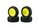 Carisma Mini 4Xs Front And Rear Tyres Set Mounted